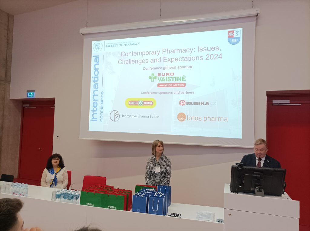 Participation in the conference "Contemporary pharmacy: Issues, Challenges and Expectations 2024"